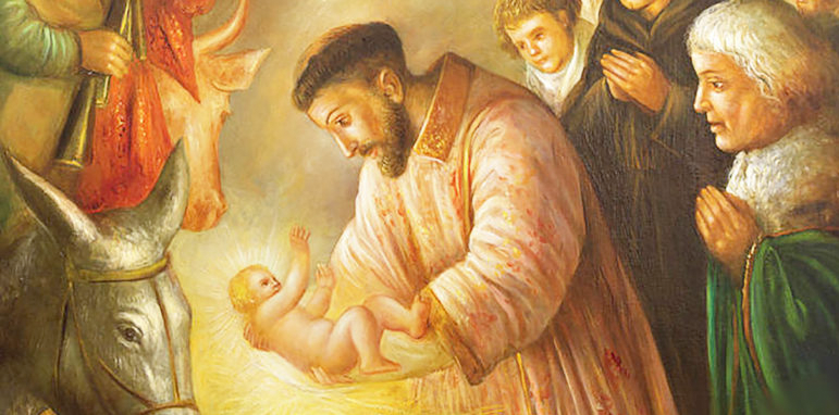 St. Francis and the Nativity Scene