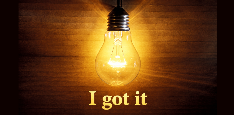 I got it!